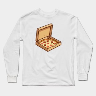 box full of pizza Long Sleeve T-Shirt